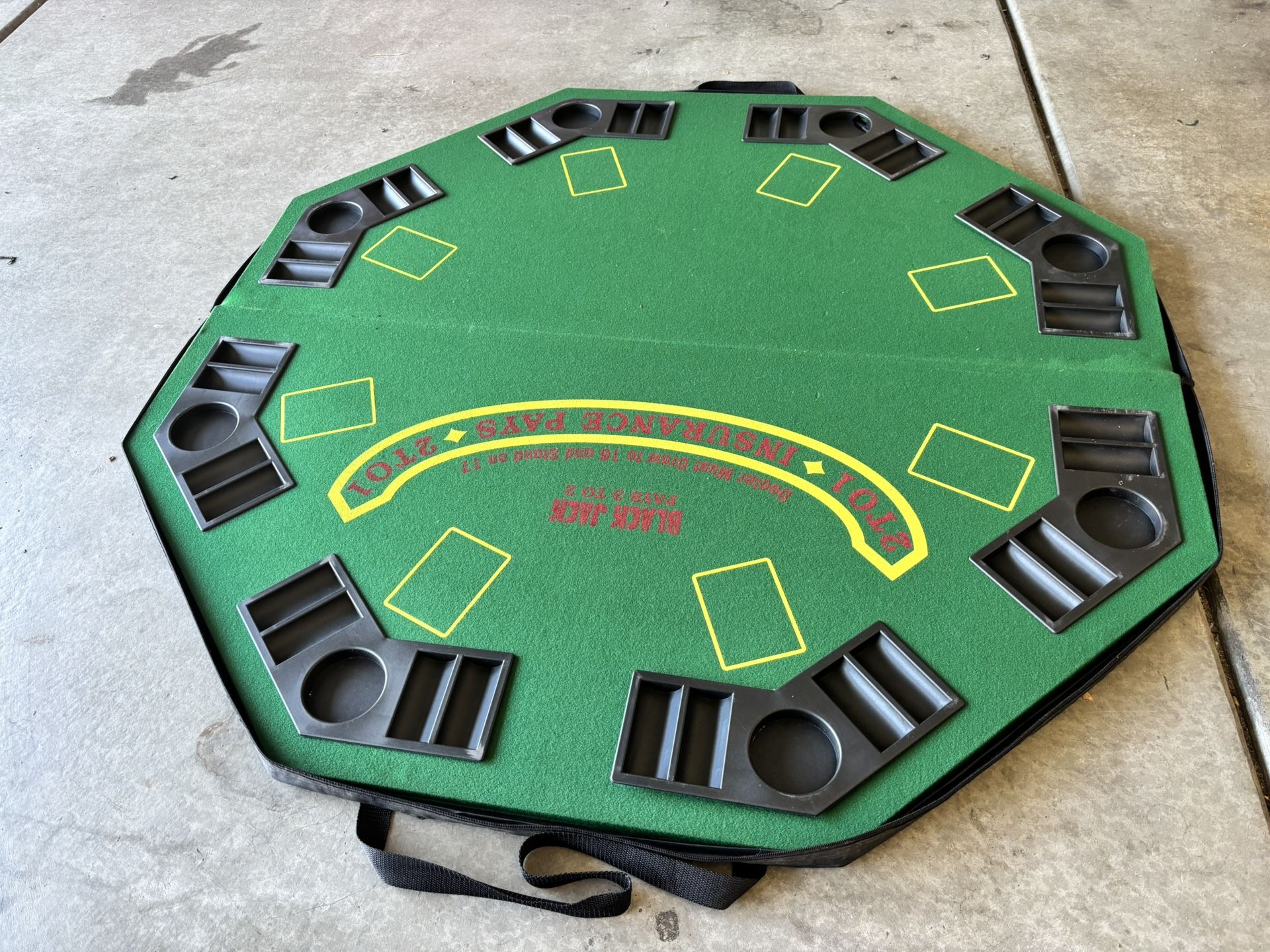 Portable Black Jack / Poker Table
