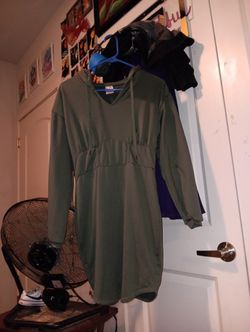 Longsleeve Dress With Hoodie 