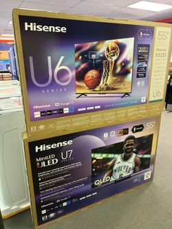 Hisense U6 and U7 55in 4K TV!!!
