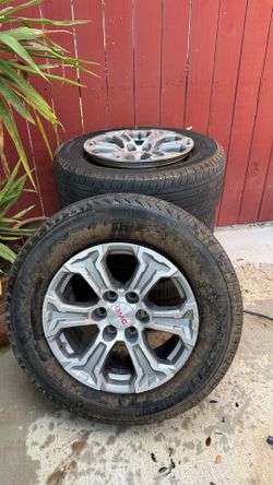 GMC sierra stock rims and tires