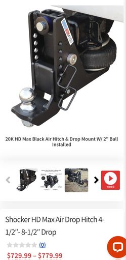 Shocker HD Max Air Drop Hitch