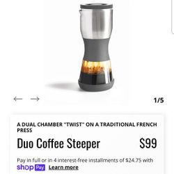 William Sonoma- Duo Coffee Steeper
