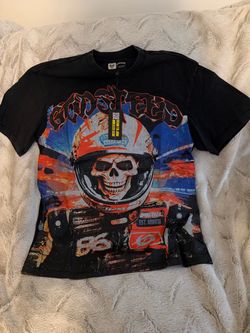 Godspeed Skull Racer Graphic T-Shirt