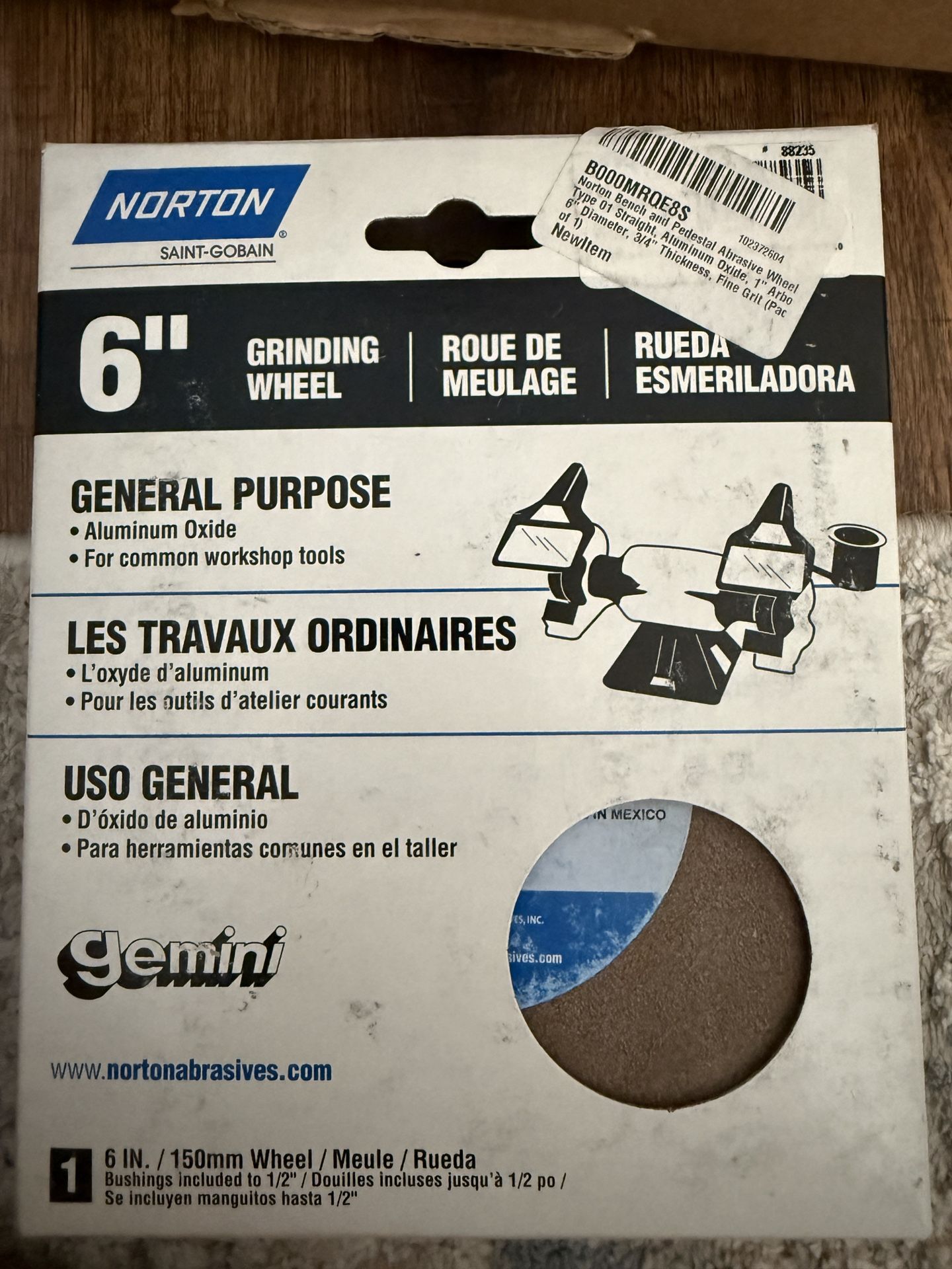 Grinding Wheel 6"