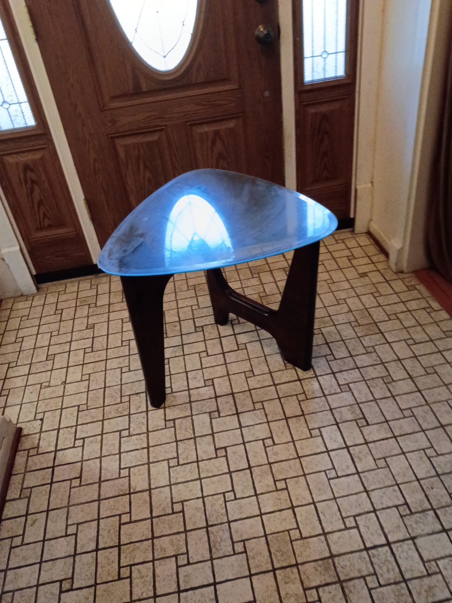 Modern end table/ coffee table/ 26 x 26 x 24 inches