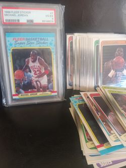 1988 Michael Jordan Fleer All star + 42 card lot
