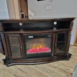 Nice Fireplace TV stand