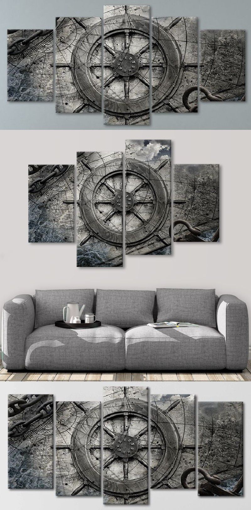 Ship wheel 😍 Framed Wall Art paintings Canvas 👇Purchase Here 👇 StunningCanvasPrints-com Prices Start @ $79 Hundred of Designs FREE SHIPPING!🚚🚀✈️