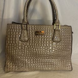 Kate Spade Leather Reptile Skin Pattern Satchel/ Handbag.