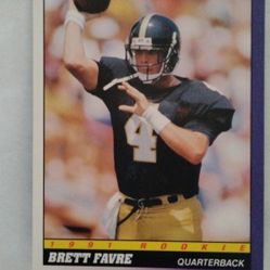 1991 SCORE BRETT FAVRE ROOKIE CARD NM