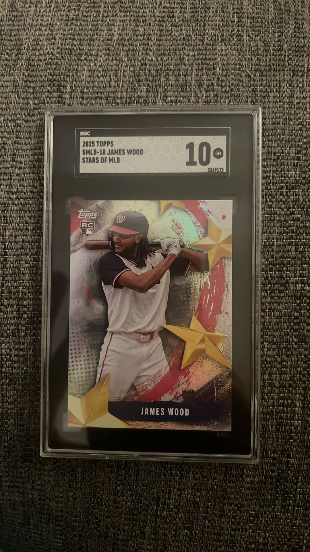 James Wood Rookie Gem 10