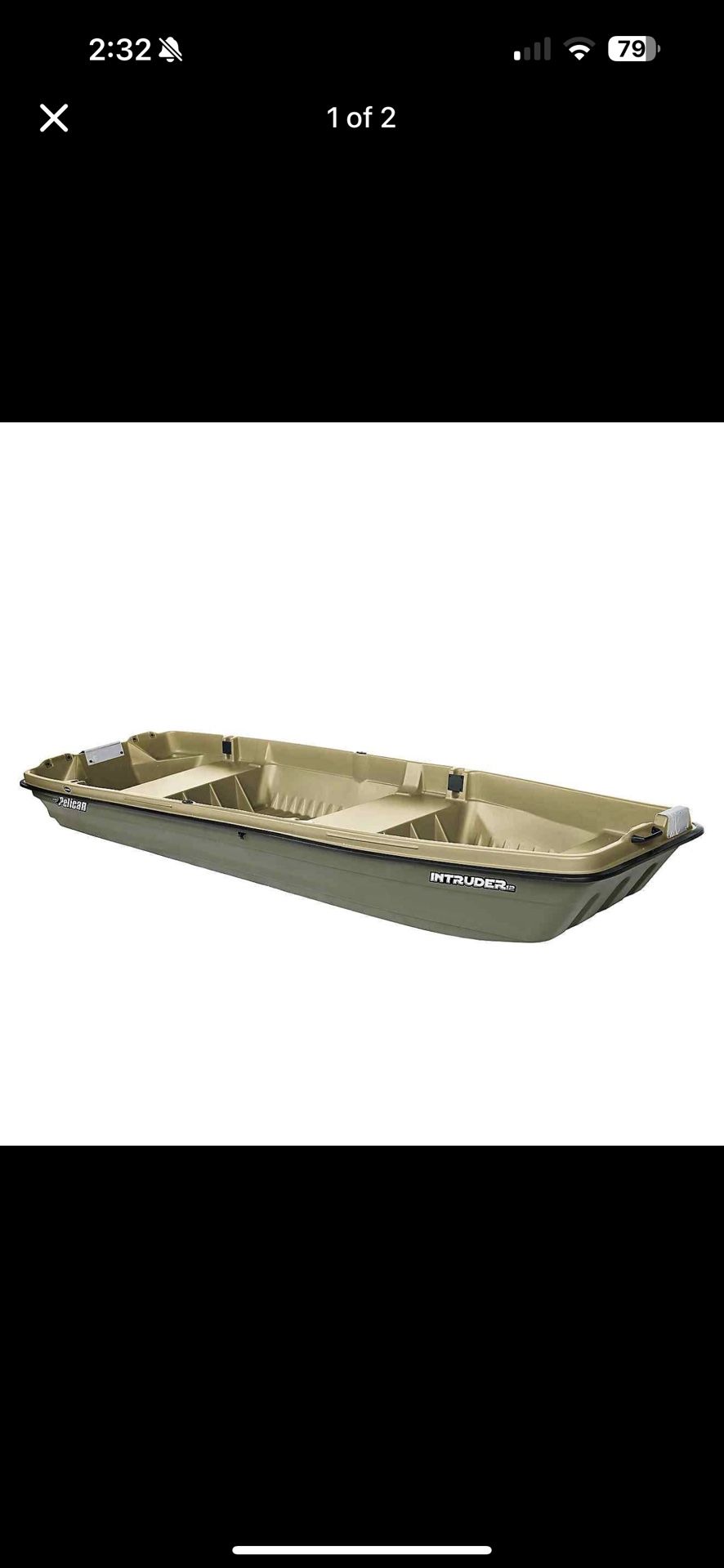 Pelican Intruder 12 Like New