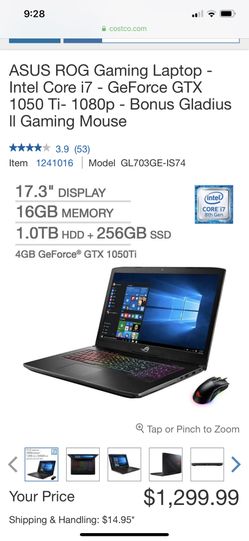 Asus ROG gaming laptop