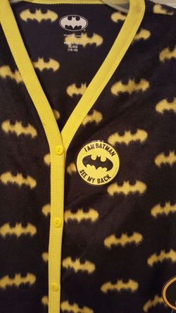 Batman Onesie Pj's Size Large Brand New w/tags.