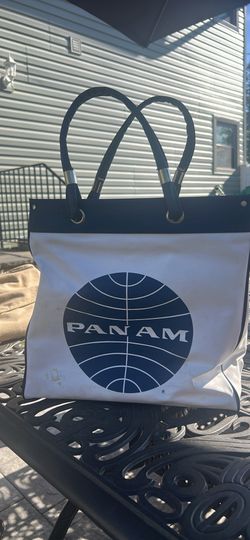 1960 vintage pan am tote