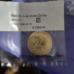 2013-D Uncirculated Native American Dollar