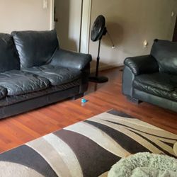 Real Leather Couches, Sofa and Loveseat