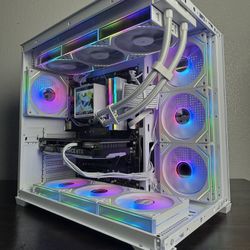 High End White Gaming PC (4070 Super // i7-14700F)