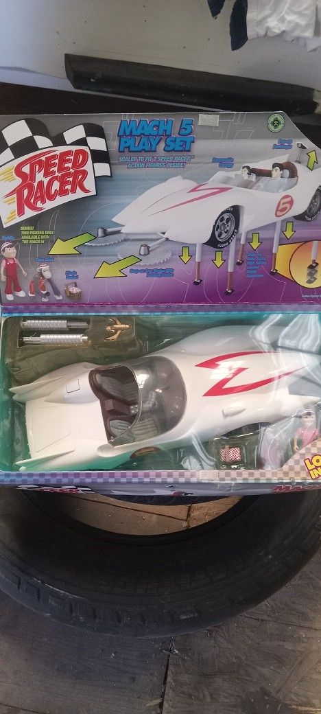 1999 Speed Racer Mach 5 Play Set