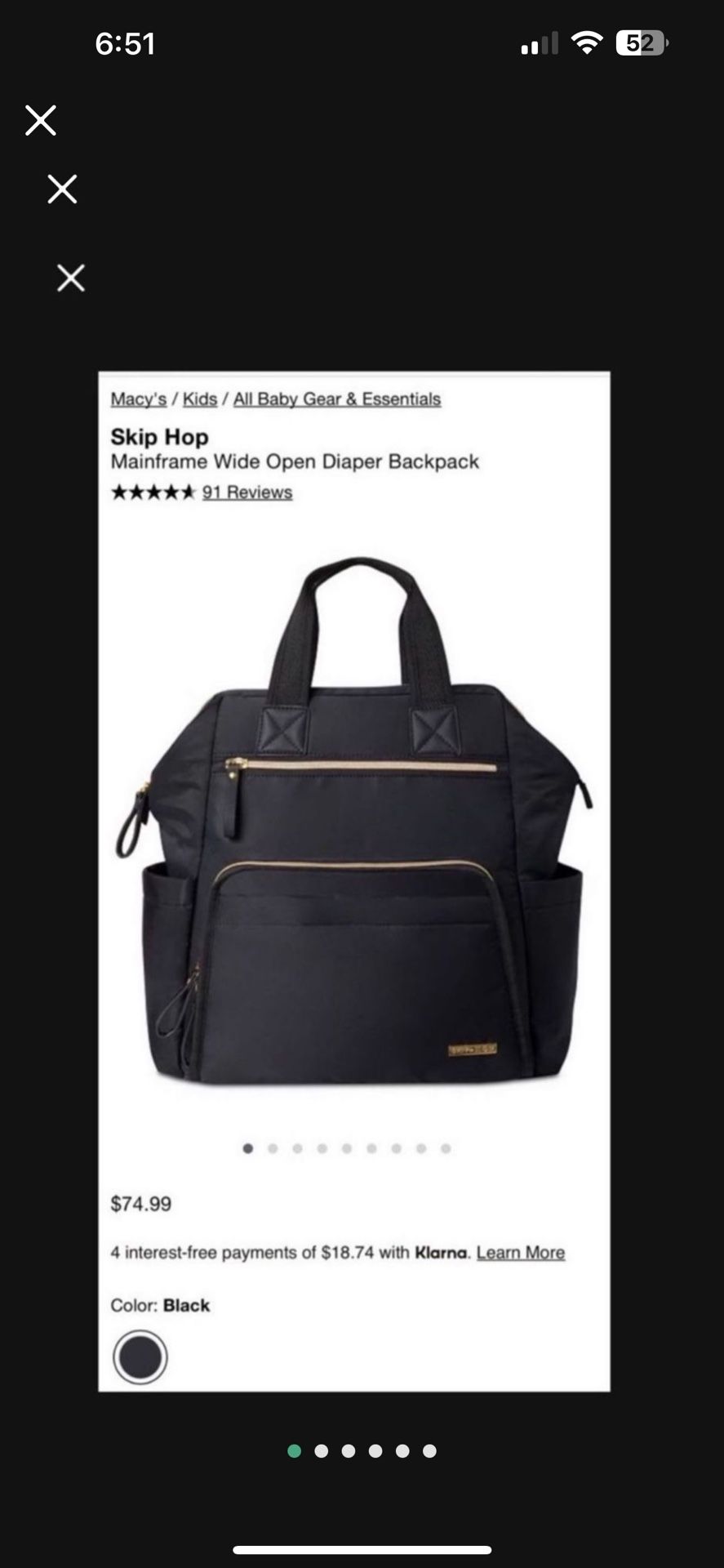 Diaper Bag, Stroller Bag, & Bottle Bag