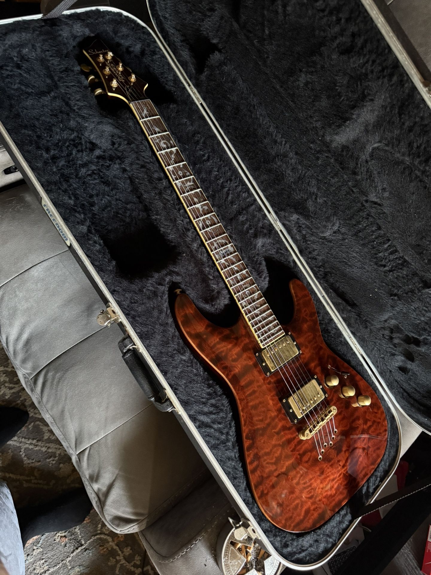 Shecter Six String Great Shape With Case