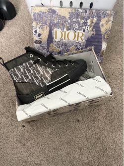 CHRISTIAN DIOR HIGH-TOP SNEAKERS – SIZE 10