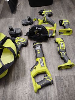 Ryobi 18v 6 tool combo kit