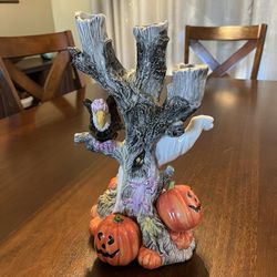Fitz & Floyd Halloween Candle Holder 1988