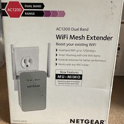 NETGEAR EX6150-100NAS AC1200 Dual Band Wi-Fi Range Extender