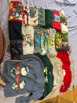 Toddler Boys Clothing Bundle Size 5T Mixed Brands - 22 Pieces