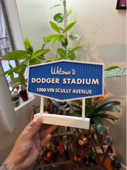 Los Angeles Dodgers 3D sign