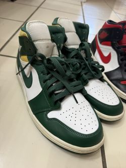 Nike Air Jordan 1 Lot (4 Pairs) Men’s Size 10 / 10.5 - Pine Green, Bred Toe