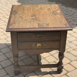 single drawer end table 