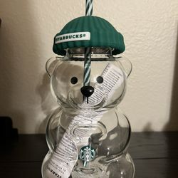 Starbucks Bear Glass 