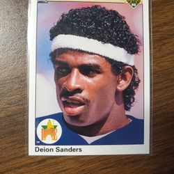 Deion Sanders Upper Deck Rookie Card #13