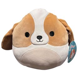 Squishmallow Adela the Basset Hound 8" NWT