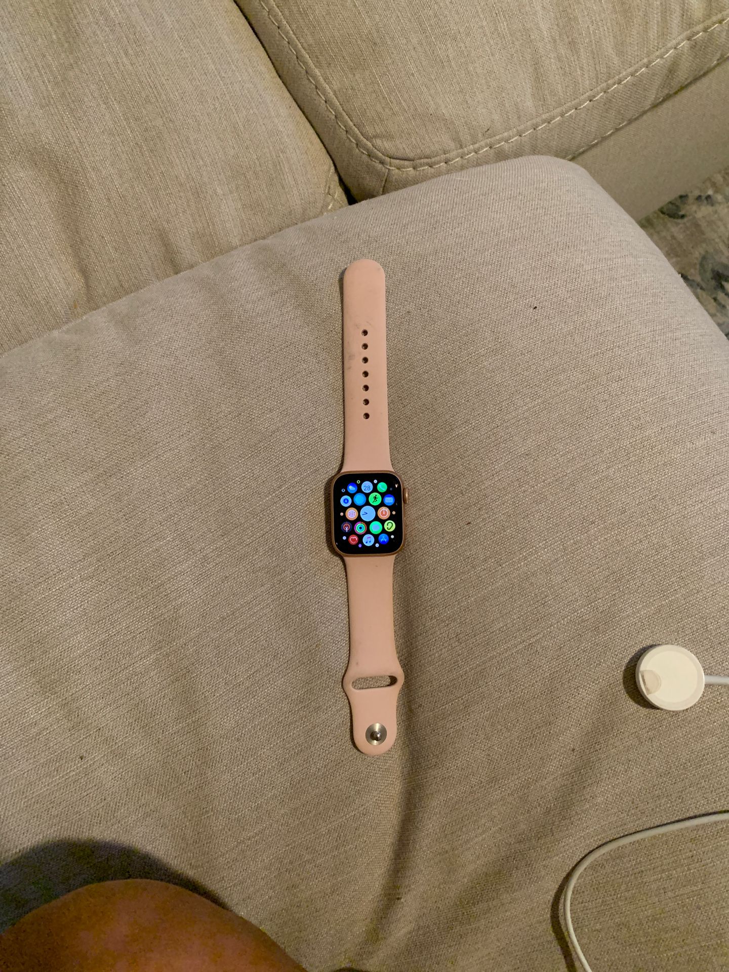 iPhone watch, with charger.