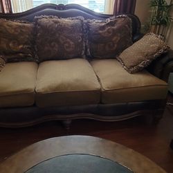 Brown & Beige Couch