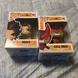 Funko Broly and Cell Max 