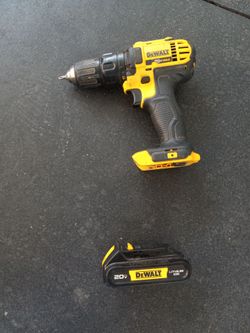 DeWalt 20V drill