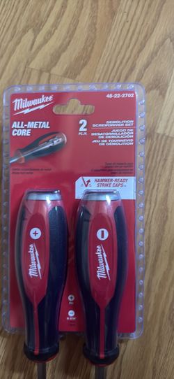 Milwaukee 2-Piece Demolition Screwdriver Set 48-22-2702