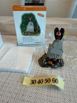 Department 56 Halloween "Over The Hill" Tombstone #53072
