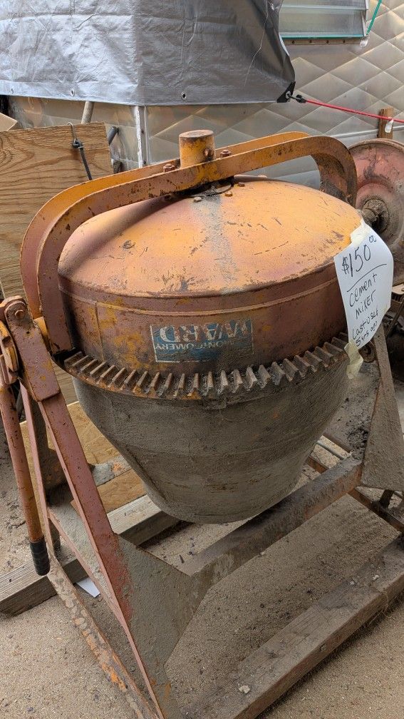cement mixer..montogemery ward briggs and stratton 3horse power