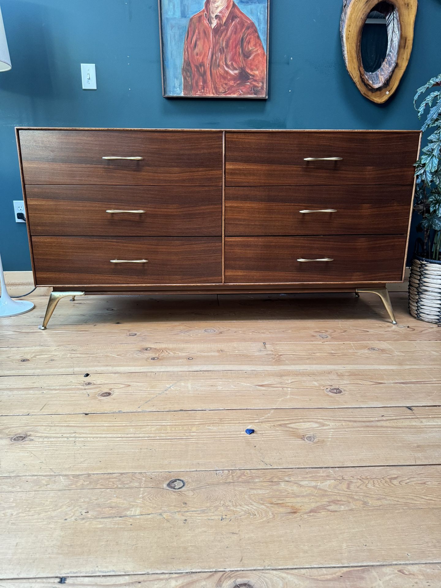 Mid Century Lowboy Dresser