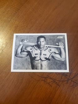 1990 Score Bo Jackson Rookie Card