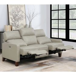 Jackson Leather Power Reclining Sofa with Power Headrest from costco