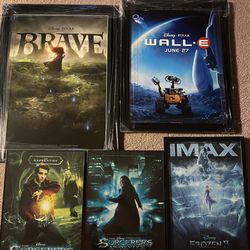 Framed Disney Movie Posters Frozen Wall-E Brave Beauty and the Beast