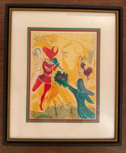 Professionally Framed print-“La Danse”, Marc Chagall