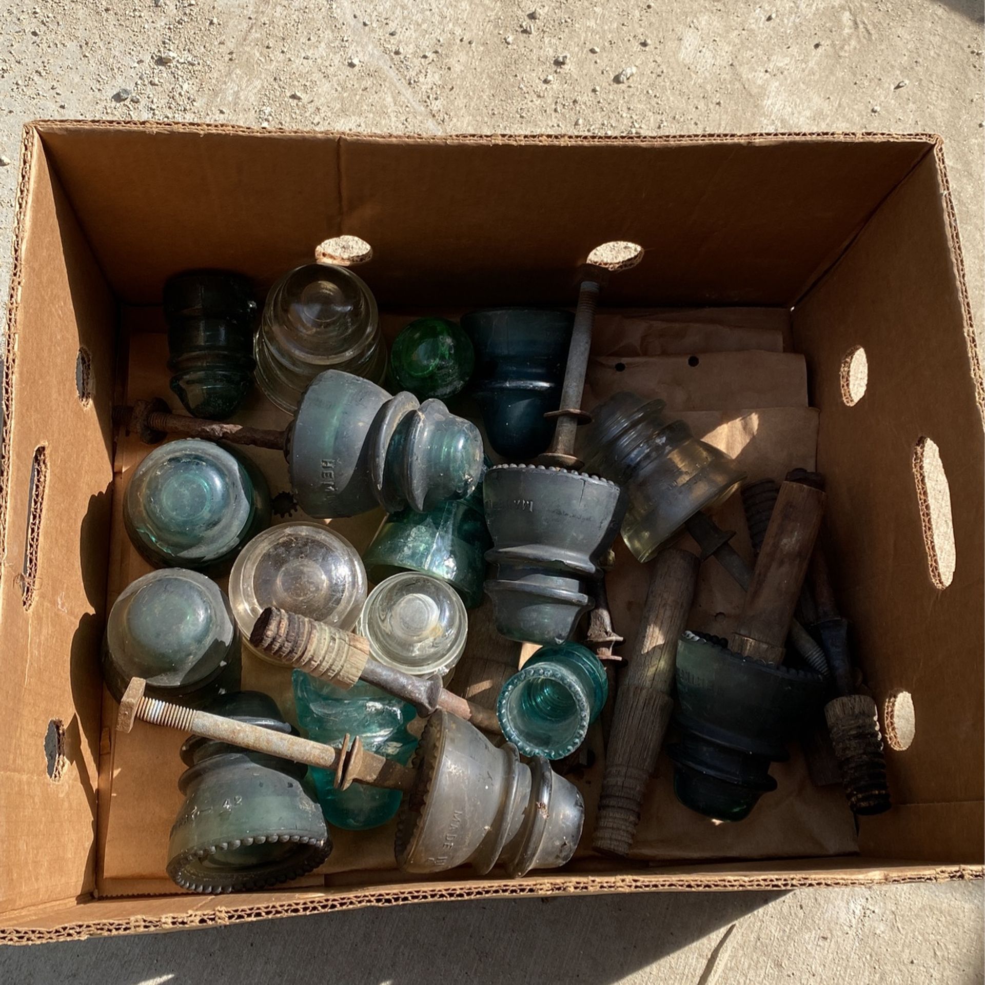 Vintage Glass Insulators