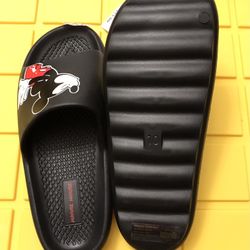 Disney Mickey Minnie Mouse Woman’s Slide Sandals  Size 10  #263